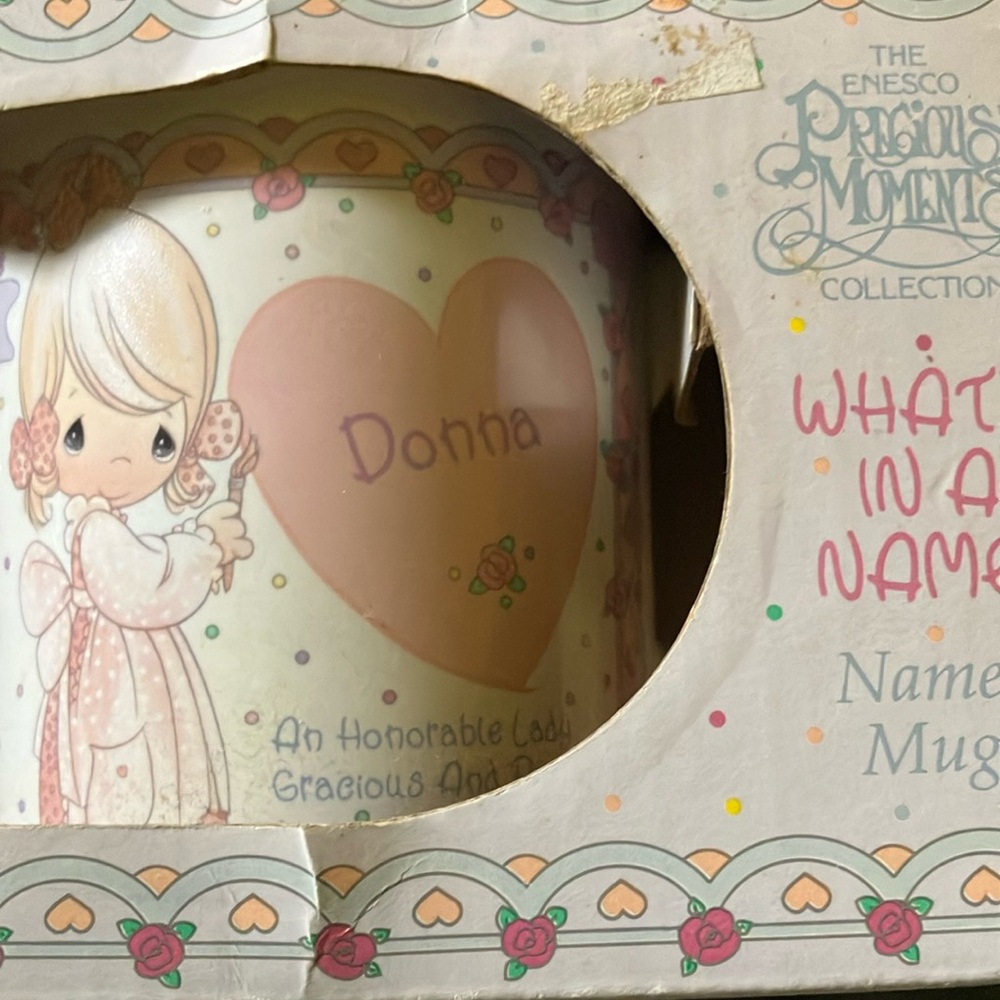 Enesco Precious Moments Name Mug